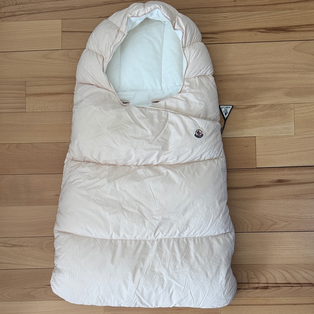 Cream pink Padded Baby Sleeping Bag